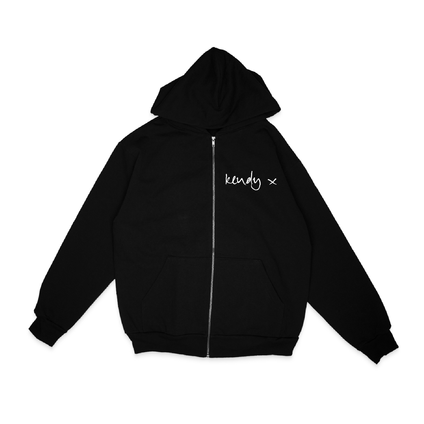 Kendy X Core Logo Zip-Up Hoodie